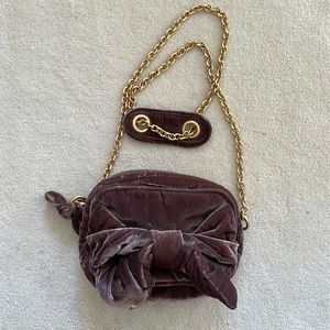 NWOT Juicy Couture Velvet Shoulder Bag